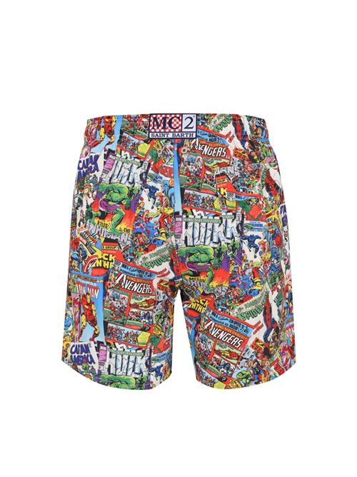 Costume da bagno Lighting con stampa Marvel Mc2 Saint Barth | LIG000101077L